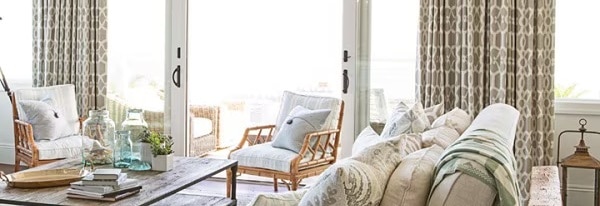 complementary drapery panels