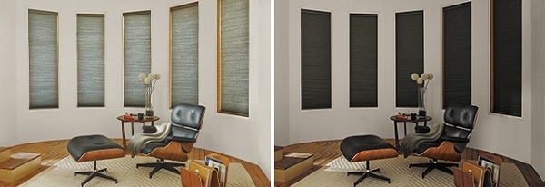 light filtering vs blackout shades