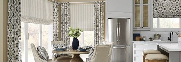 pleated roman shades