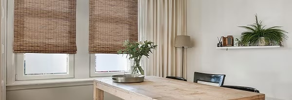natural woven wood shades